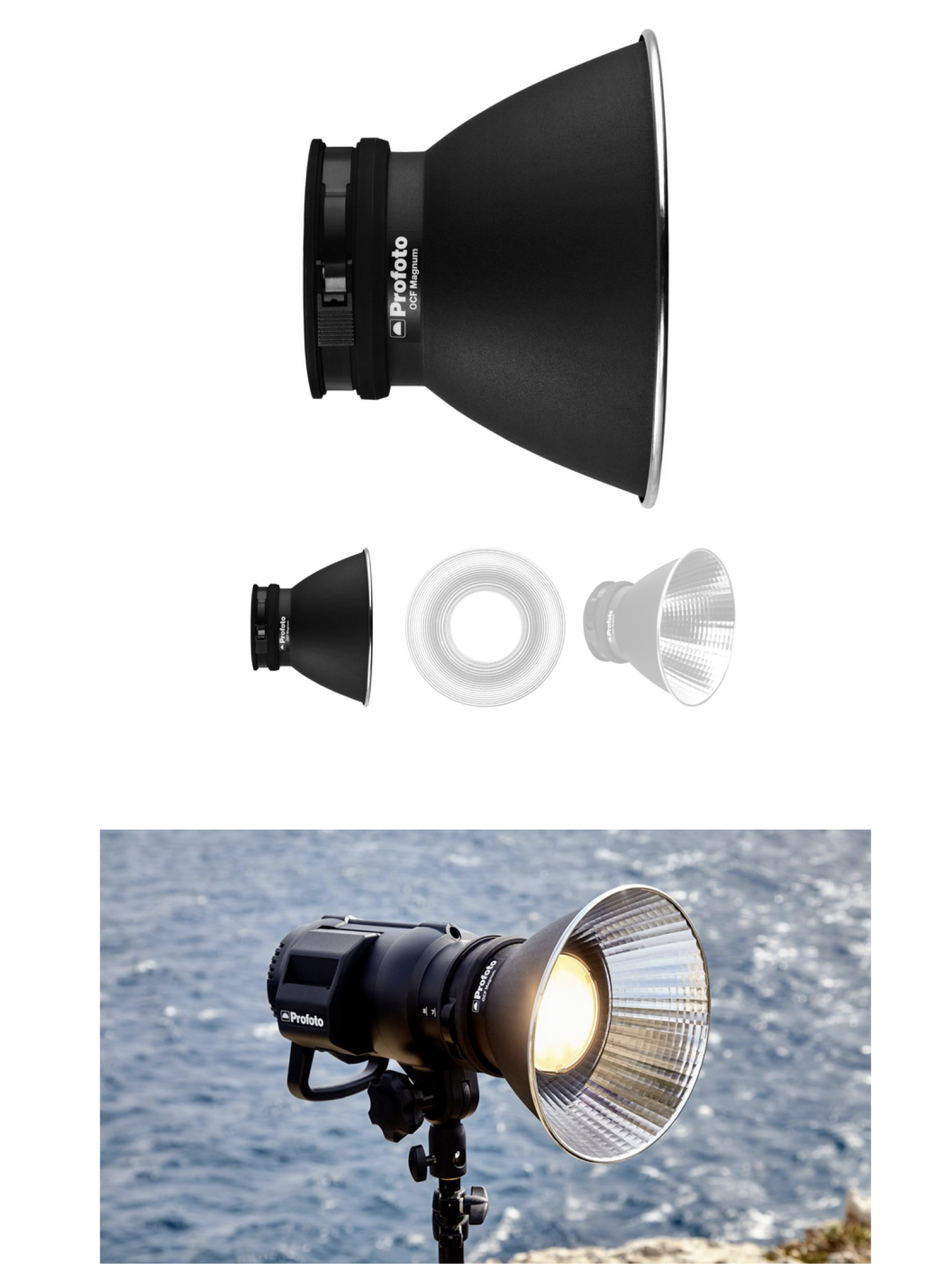OCF MAGNUM REFLECTOR pour B1 profoto - Photo 1 sur 1