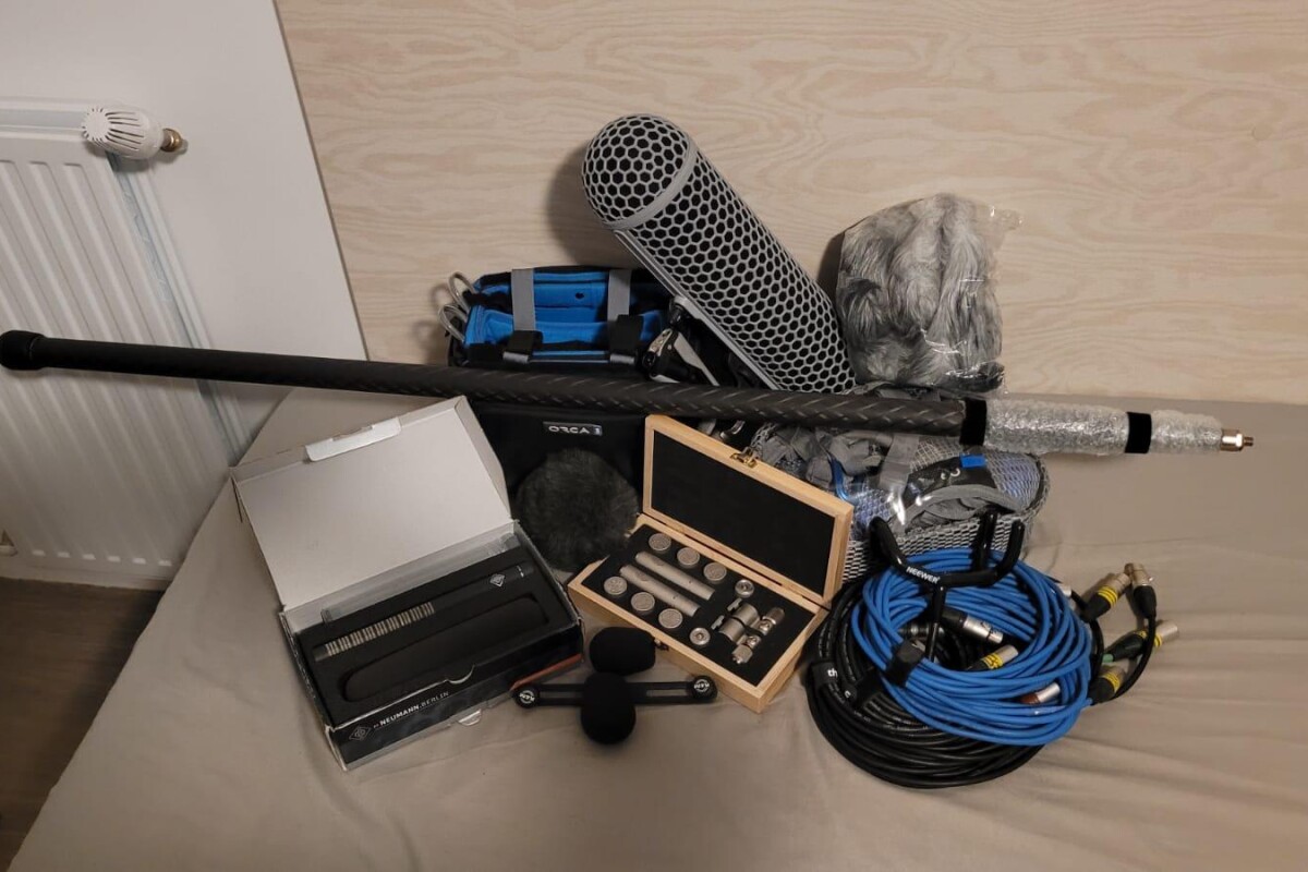 Location Kit Prise de Son Complet 2 : Zoom F8n + Perche + Micro + Blimp + Sac et Harnais & Couple OKTAVA - Lightyshare