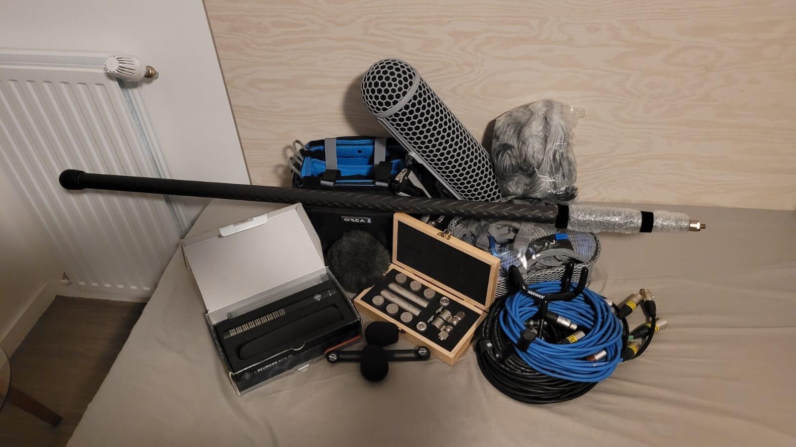 Kit Prise de Son Complet 2 : Zoom F8n + Perche + Micro + Blimp + Sac et Harnais & Couple OKTAVA - Photo 1 sur 9