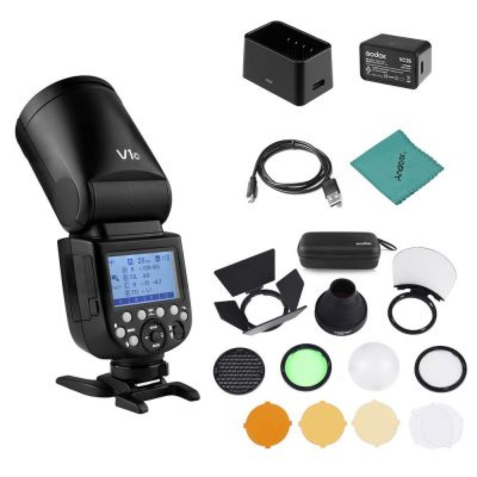 Godox V1C Flash Speedlite Professionel + AK-R1 KIT - Photo 1 sur 4