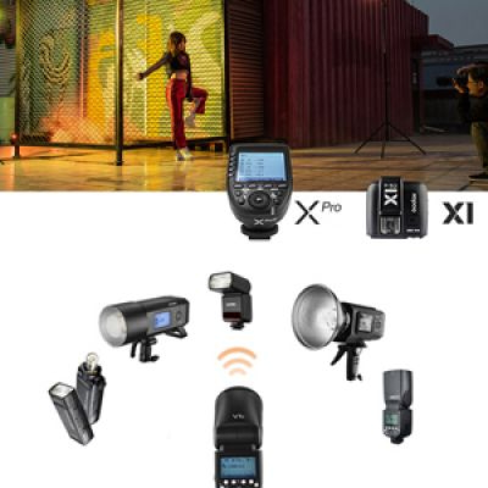 Godox V1C Flash Speedlite Professionel + AK-R1 KIT - Photo 4 sur 4