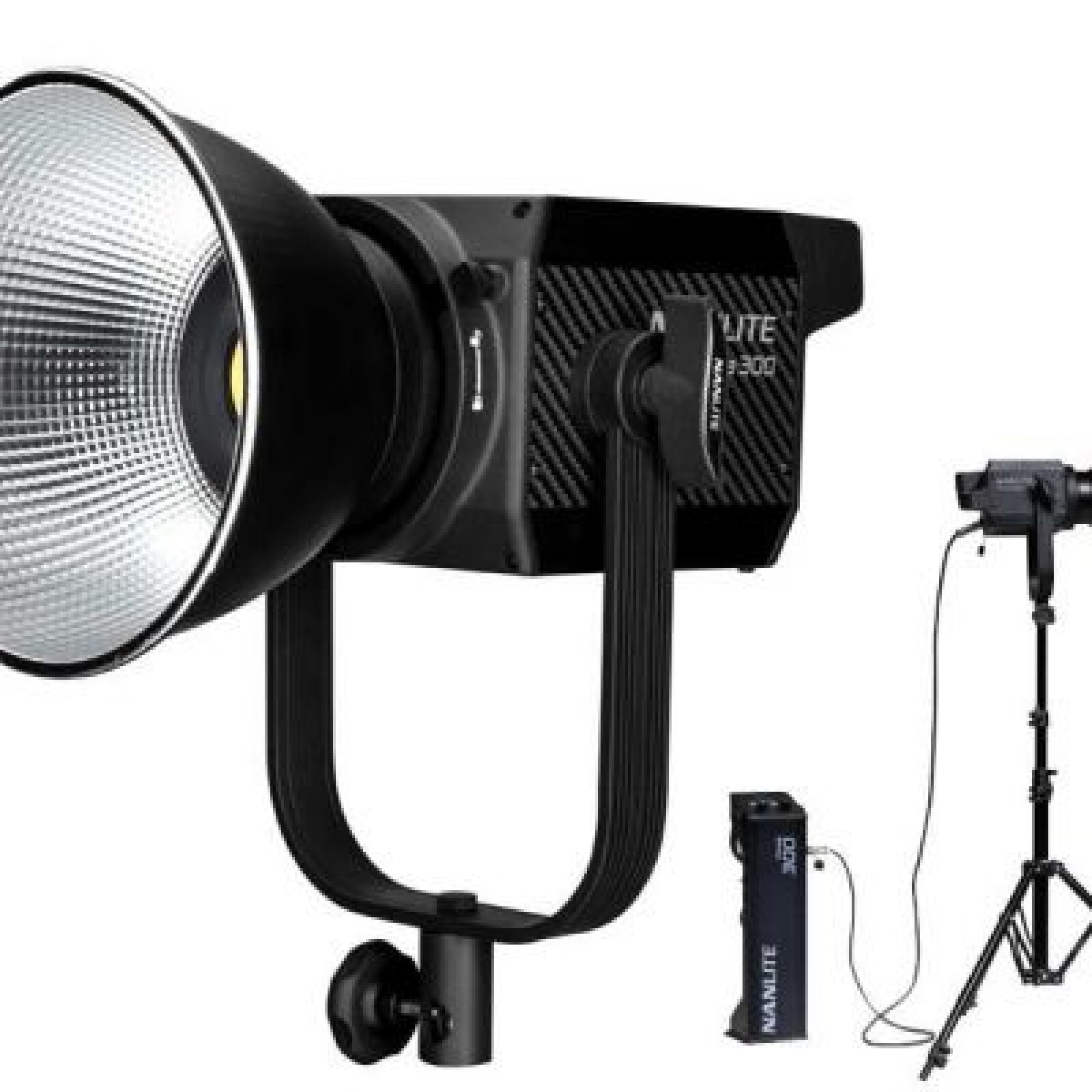 NANLITE FORZA 300 / PIED / SOFTBOX 90 CM / GRID - Photo 1 sur 2