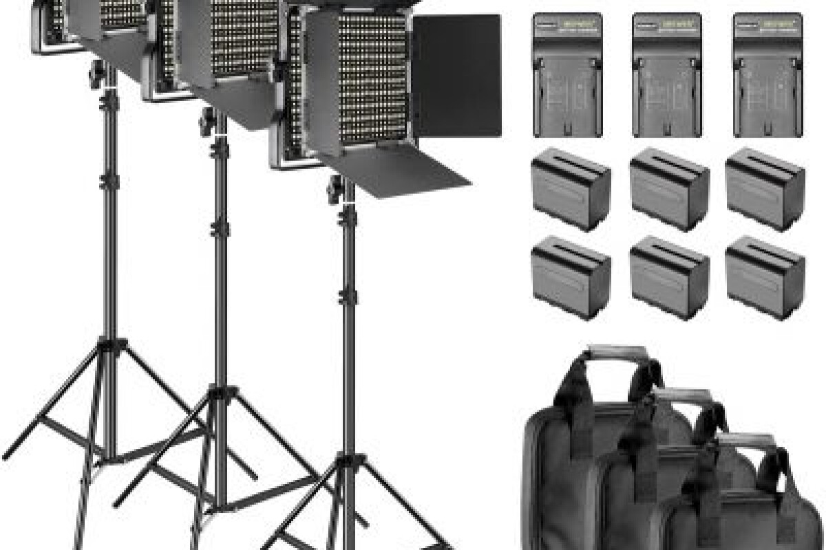 Location Kit Light Panel Neewer X 3 - Lightyshare