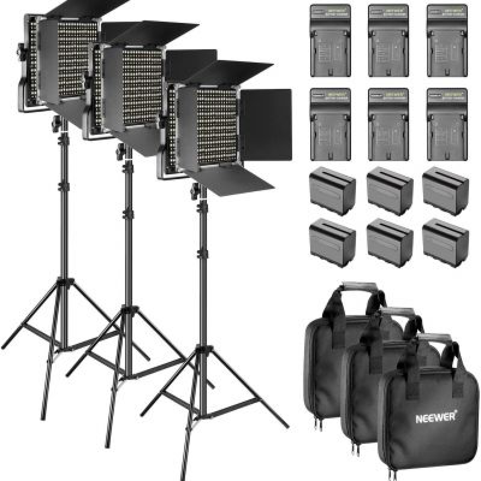 Kit Light Panel Neewer X 3 - Photo 1 sur 3