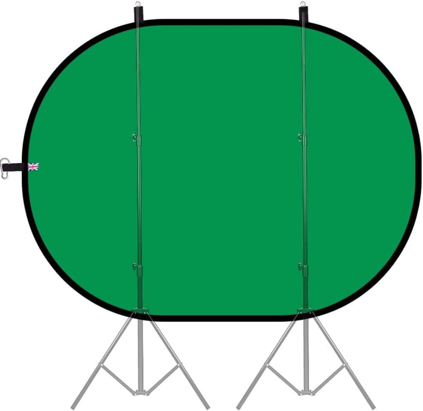 Fond Vert / Bleu Pliable 150x200cm - Photo 2 sur 6