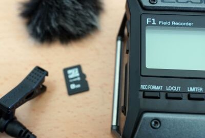 Location Micro cravate - Zoom F1-LP + micro lavalier + carte 8 Gb
