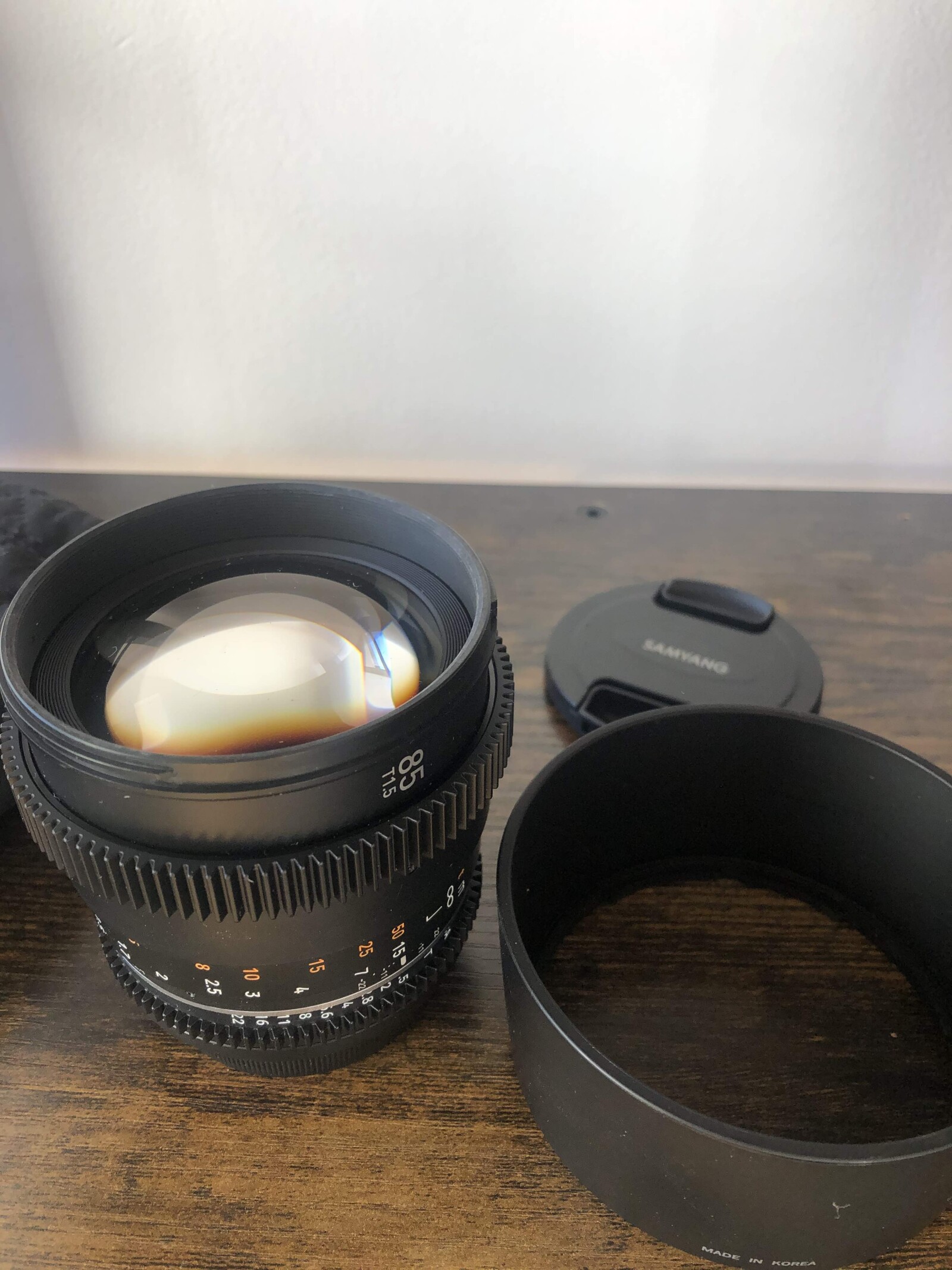Objectif Samyang 85mm - Photo 3 sur 3