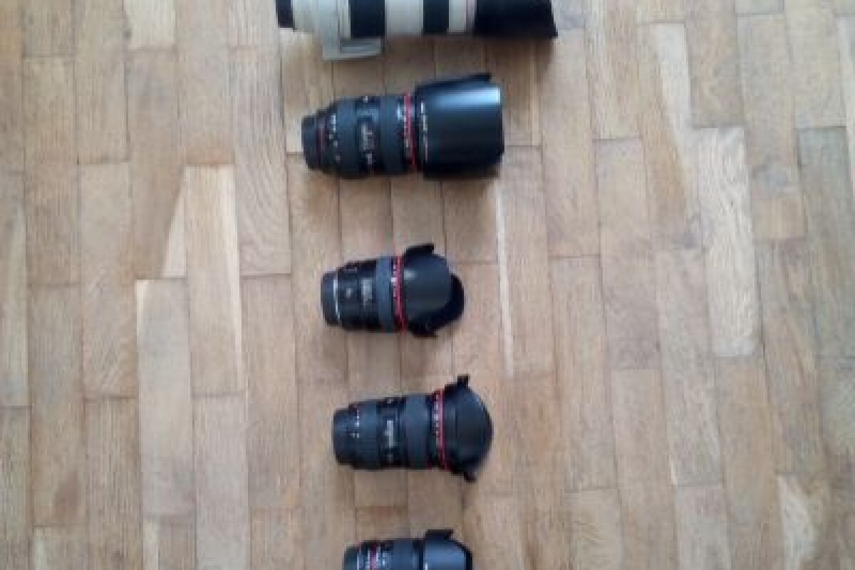 Location Série d'optiques Canon - Lightyshare