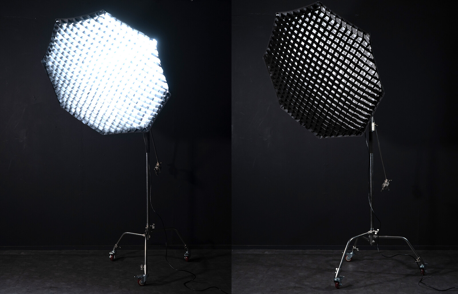  Kit lumière continue- Godox SL150W, softbox Godox 120 cm, nid d'abeille, pied girafe Neewer3m - Photo 1 sur 4