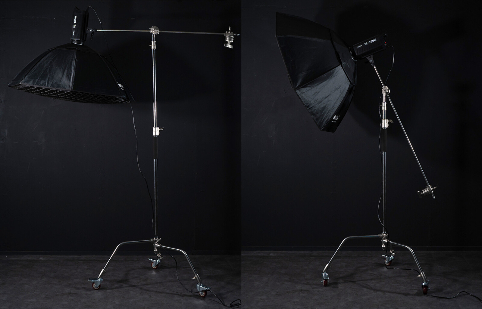  Kit lumière continue- Godox SL150W, softbox Godox 120 cm, nid d'abeille, pied girafe Neewer3m - Photo 2 sur 4