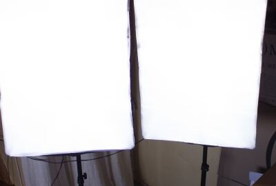 Location Pack 2 Softbox Fluocompact 135W + Trépieds
