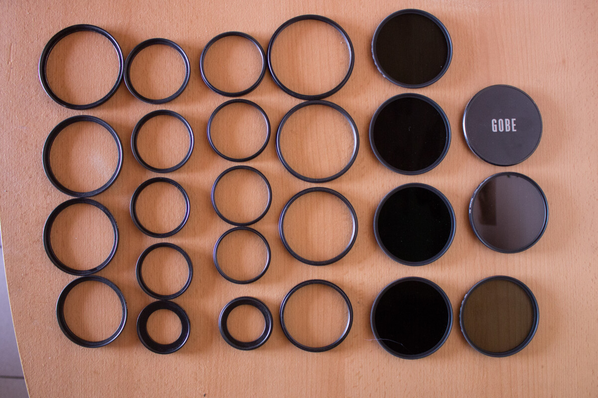 Location Pack 5 Filtres ND + Filtre Polarisant + Bagues d'adaptation - Lightyshare