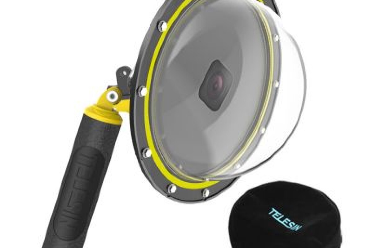 Location Kit GoPro HERO 8 - Black   + Dôme Telesin , étui sous-marin (package B) - Lightyshare