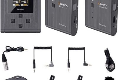 Location KIT - Lavalier UHF ( 2 X transmeteurs 1 X recepteur )  - Comica BoomX U2