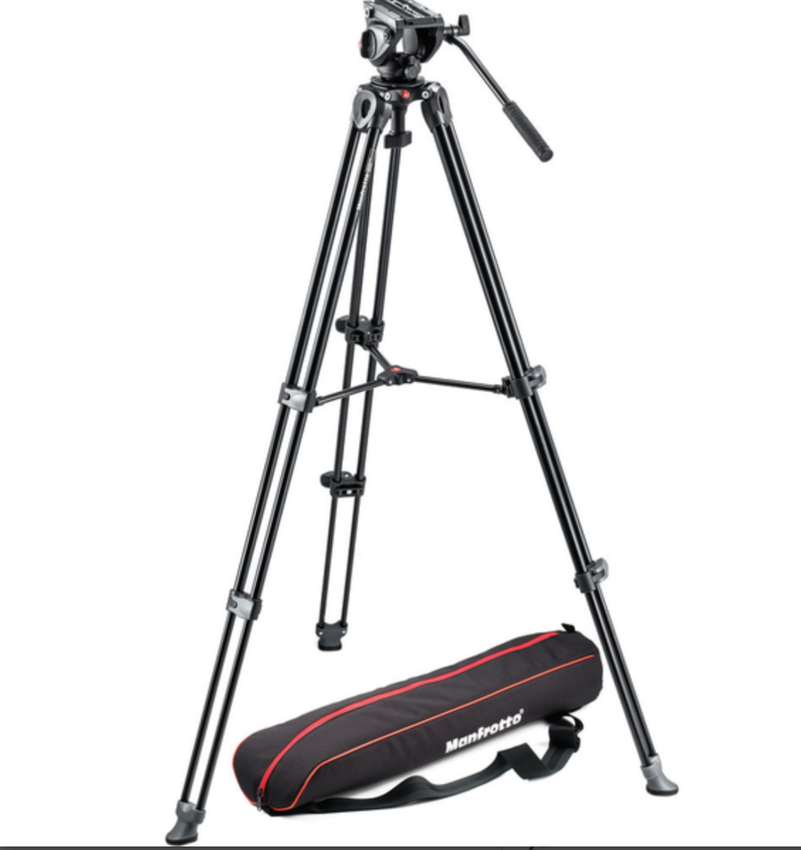 Manfrotto Trépied vidéo MVT502AM + rotule MVH500A - Photo 1 sur 2