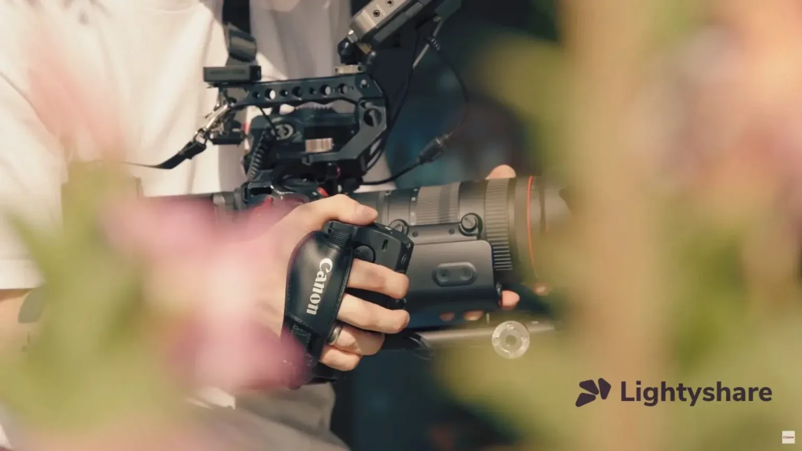 Zoom motorisé CANON RF 24-105 2.8 USM Z avec poignée - Photo 2 sur 4