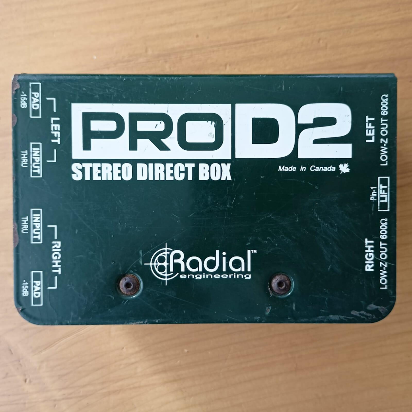 DI (Direct Box) Radial Pro D2 - Photo 1 sur 3