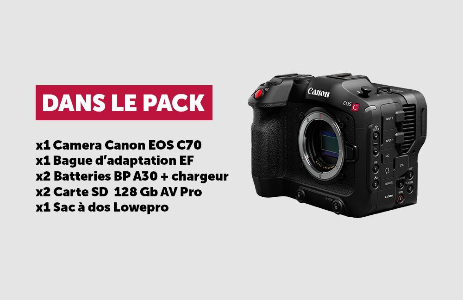 Canon C70 - Photo 1 sur 1