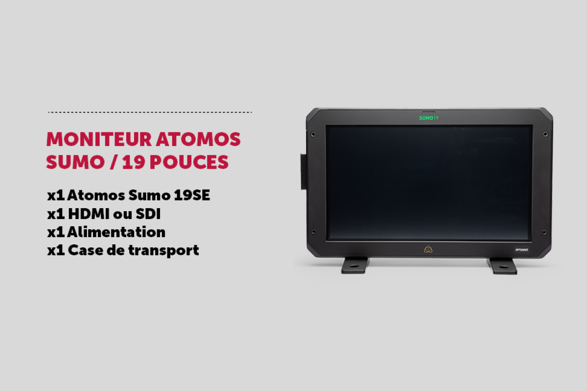 Location Atomos Sumo 19″ SE HDR - Lightyshare