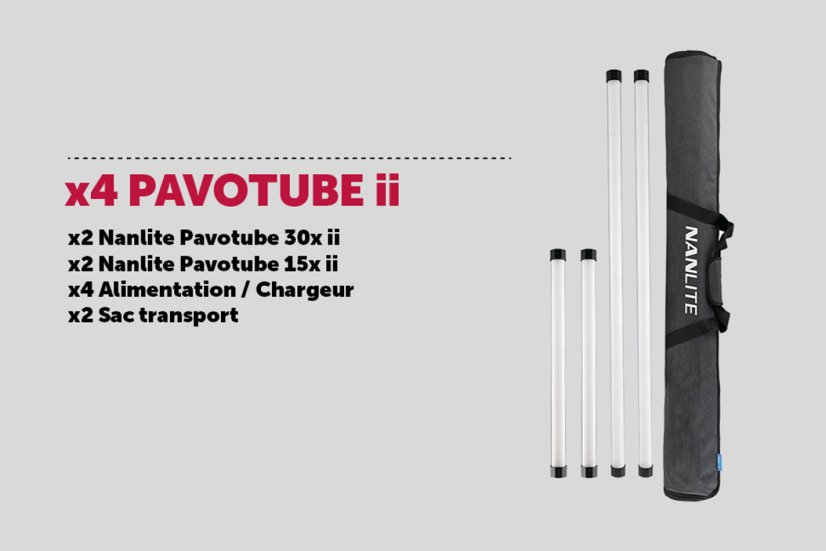 Location Kit x4 Pavotube 30x / 15x ii - Lightyshare