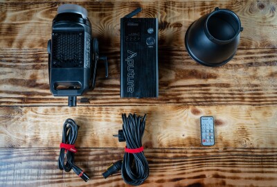 Location Aputure 120D Mk 2 + C-stand et diffuseur