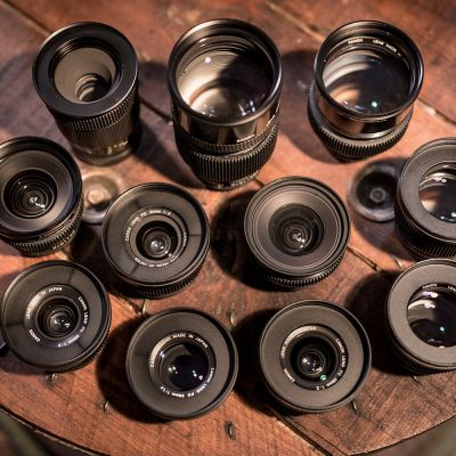 Set Canon FD Cinemod (11 optiques fixes) - Photo 2 sur 3