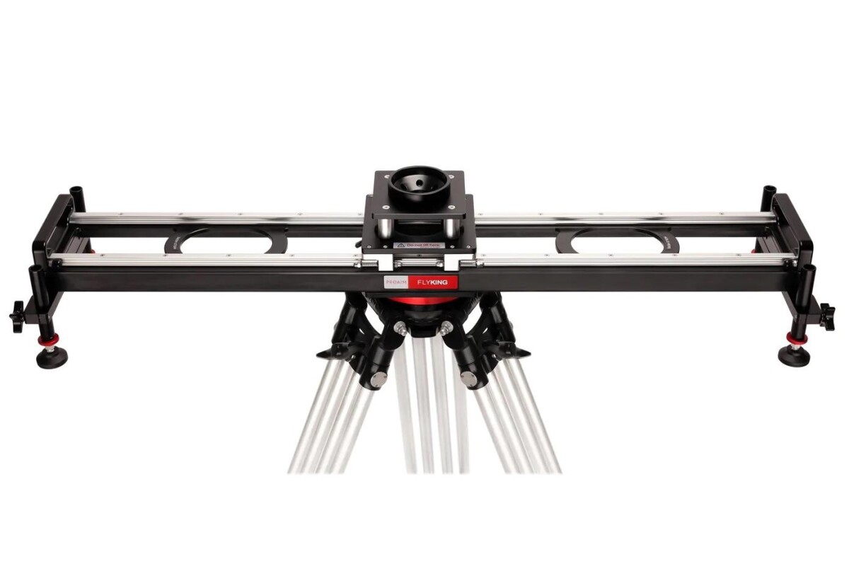 Location Proaim 4ft Flyking Precision Camera Slider (100mm Bowl) + Flight Case - Lightyshare