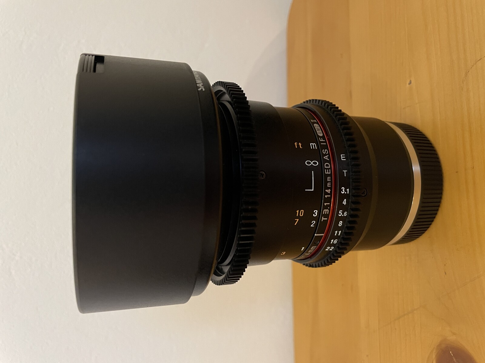 Objectif Samyang Cine Lens (VDSLR) 14mm, T3.1 monture Sony FE - Photo 1 sur 4
