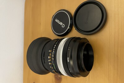 Location Objectif Canon 50mm f/1.8 argentique monture sony E et canon FD