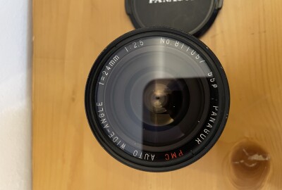 Location Objectif Panagor 24mm f/2.5 monture canon FD et sony FE (bague)