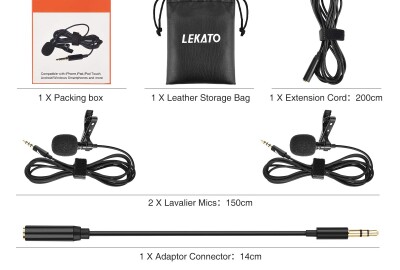 Location Lekato Professional Lavalier Mic