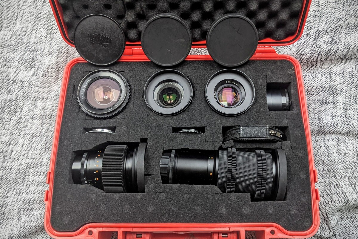 Location Série Optiques Contax Zeiss Cinémoddés - Lightyshare