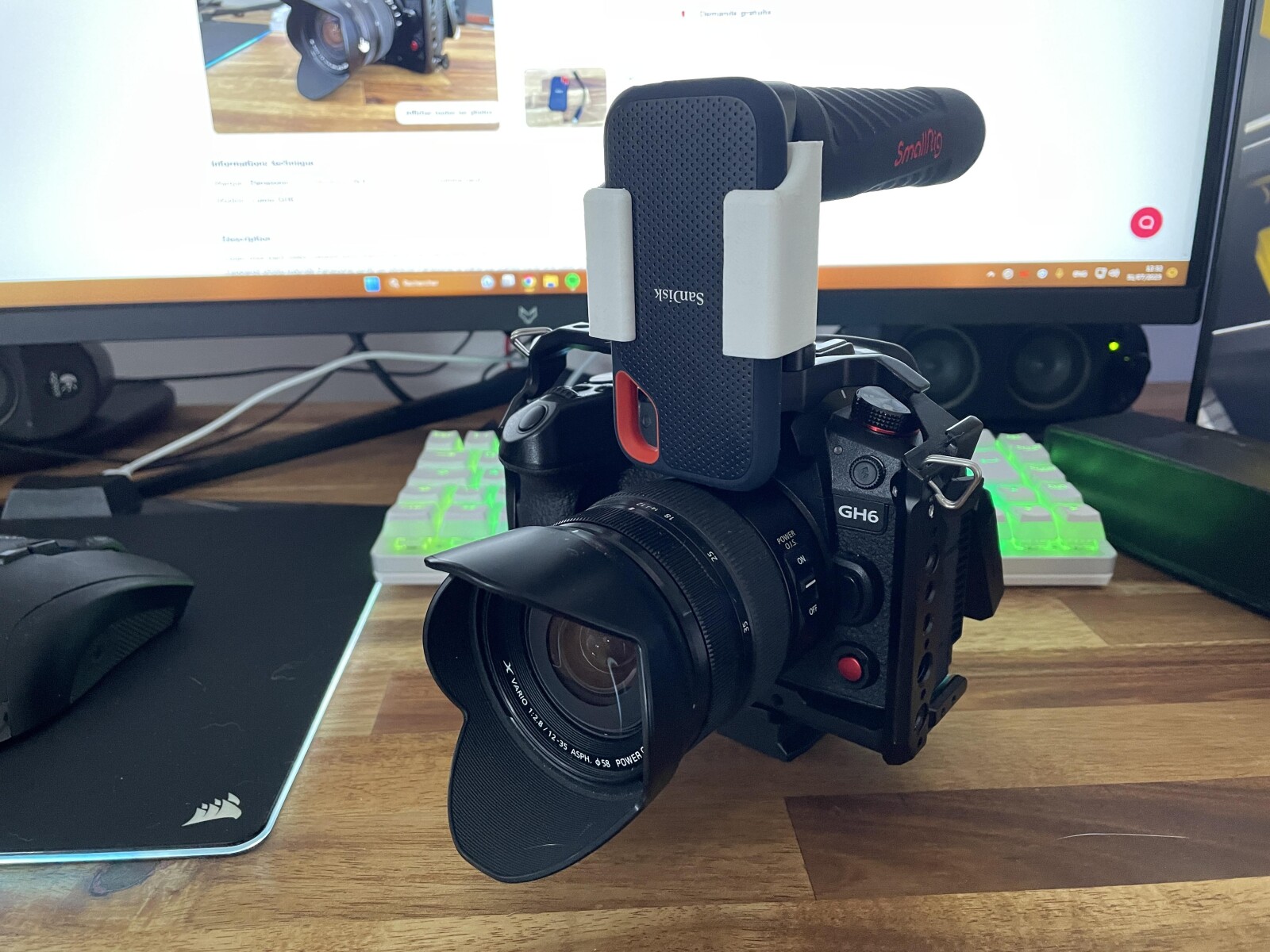Panasonic GH6 pack Run & Gun (12-35 f2.8 + SSD + accessoires Smallrig) - Photo 1 sur 4