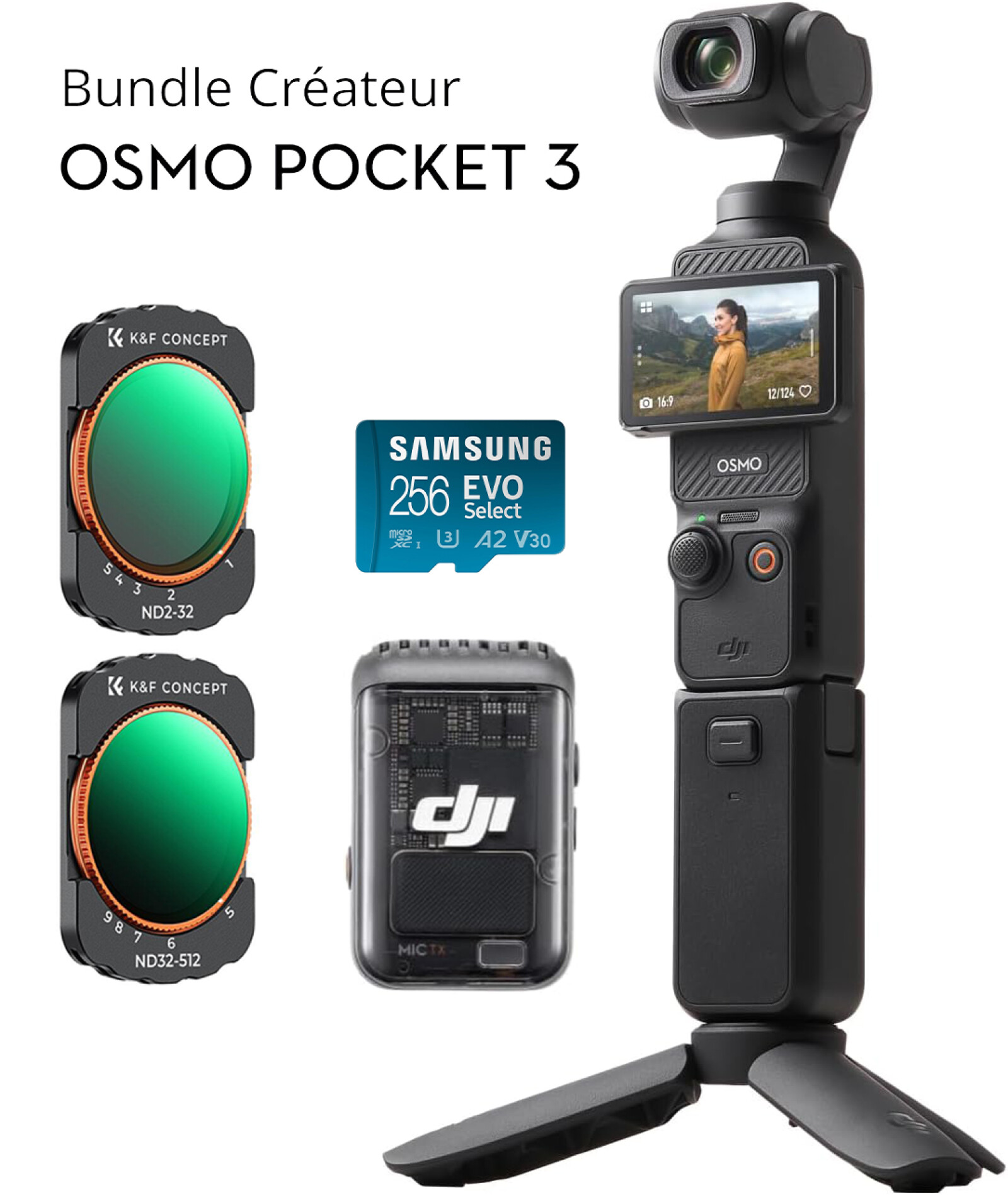 DJI Osmo Pocket 4K - Photo 1 sur 2