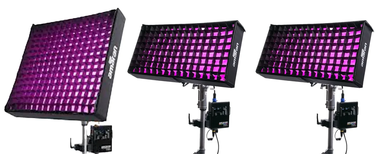 Pack LED RGB 400W (1X Amaran F22C + 2X Amaran F21C) - Photo 1 sur 3