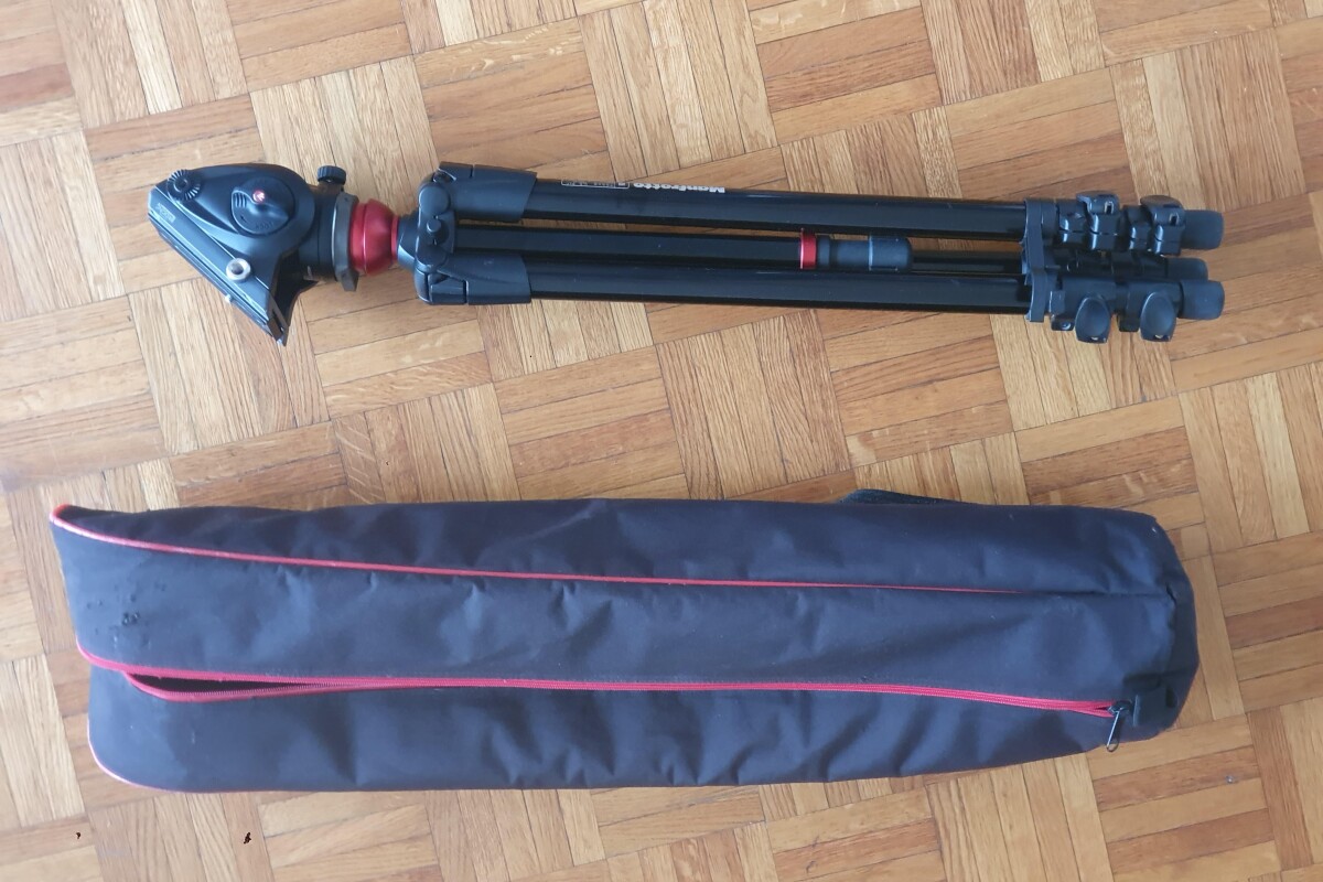 Location Trepied Manfrotto 755XB + Tete MVH500AH - Lightyshare