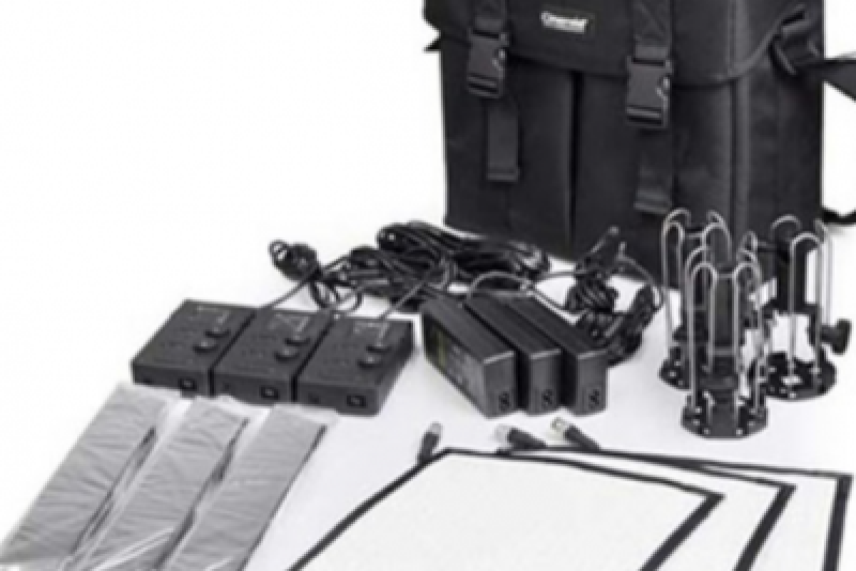 Location Cineroid Kit de 3 panneaux led souples FL400 - Lightyshare