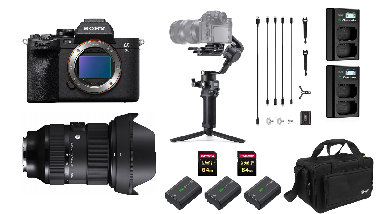 Sony A7SIII (Alpha 7S 3) Pack Stabilisateur DJI RSC2 - Photo 1 sur 1