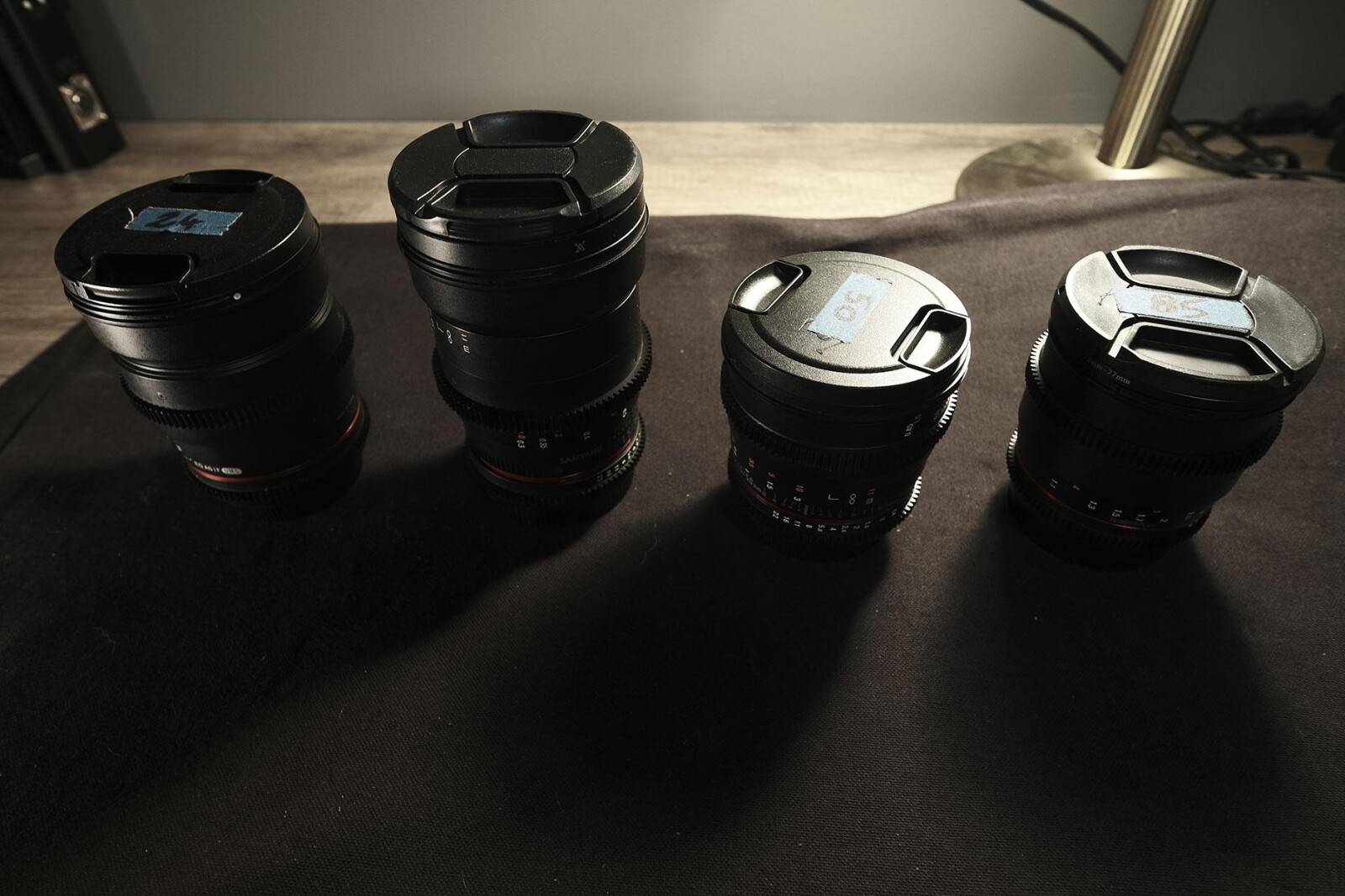 Set optique Samyang VDSLR monture Canon EF (24 / 35 / 50 / 85mm) - Photo 1 sur 5