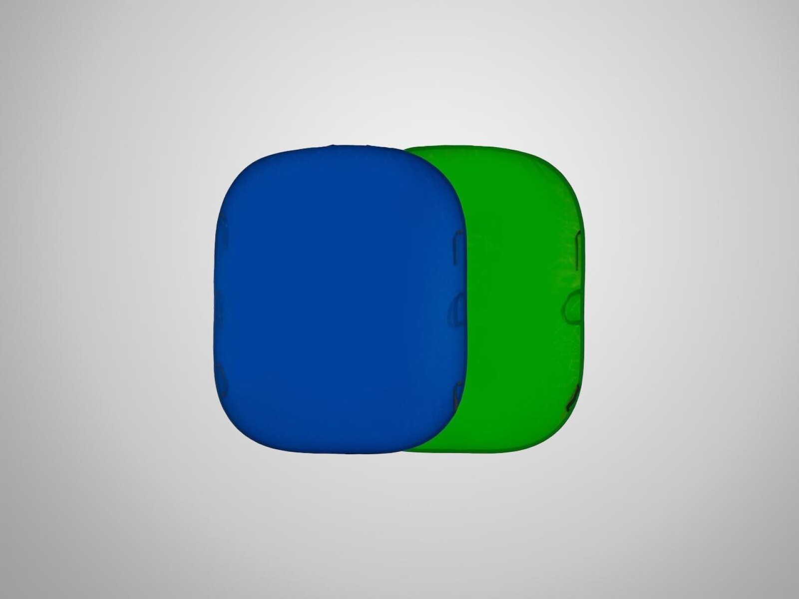 Fond Réversible Pliable Chromakey 1.8x2.1m Bleu/Vert - Photo 1 sur 1