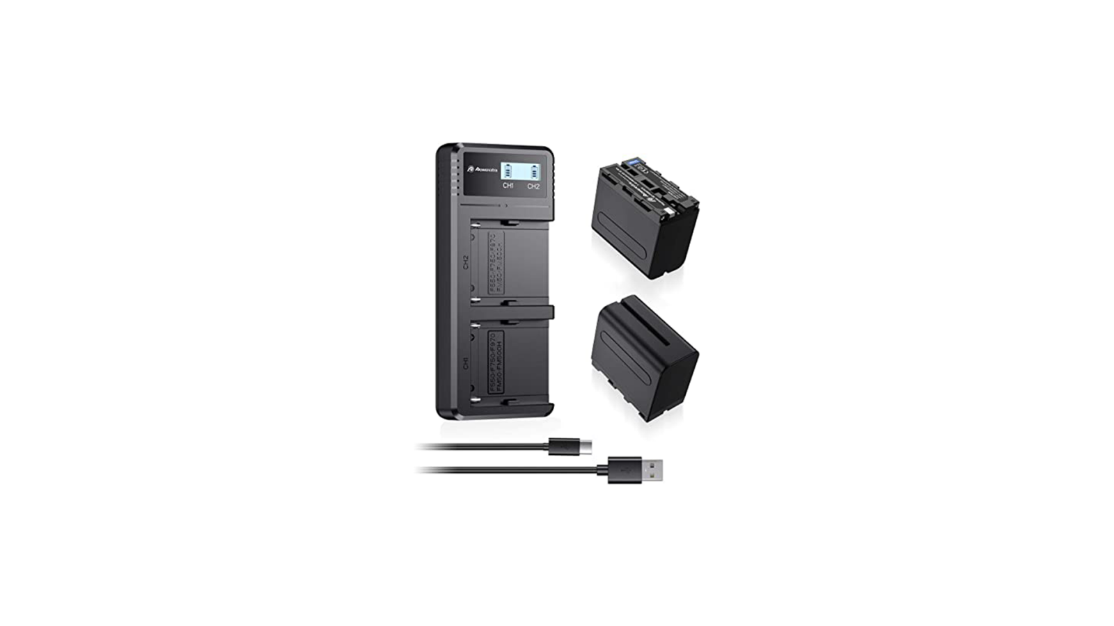 Batterie de rechange compatible NP-F960/NP-F970 - Photo 1 sur 4