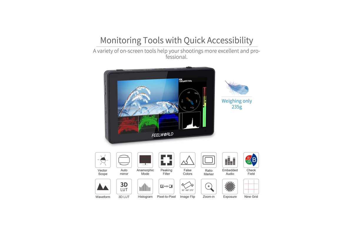 Location Moniteur Feelworld F6 Plus - Lightyshare
