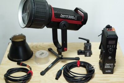 Location Aputure COB 300D mkII + light dôme + fresnel