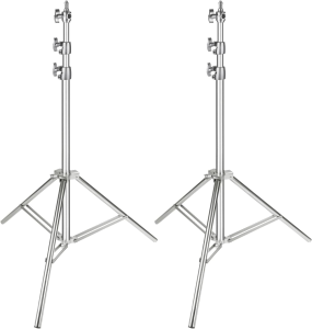 Location Neewer Support d'éclairage en Acier Inoxydable - Couleur Argent - 2m