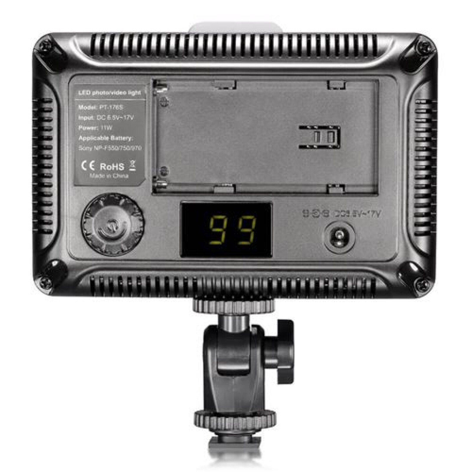 Neewer 176 LED Dimmable Video Light (PT-176/PT-176S) - Photo 2 sur 2