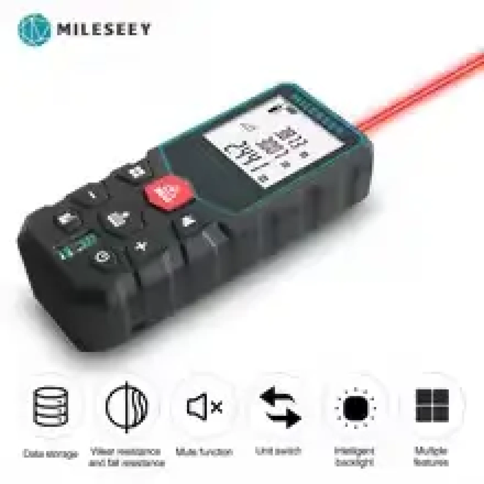 Mileseey Mini Disstancemètre Laser X6 100M - Photo 2 sur 2
