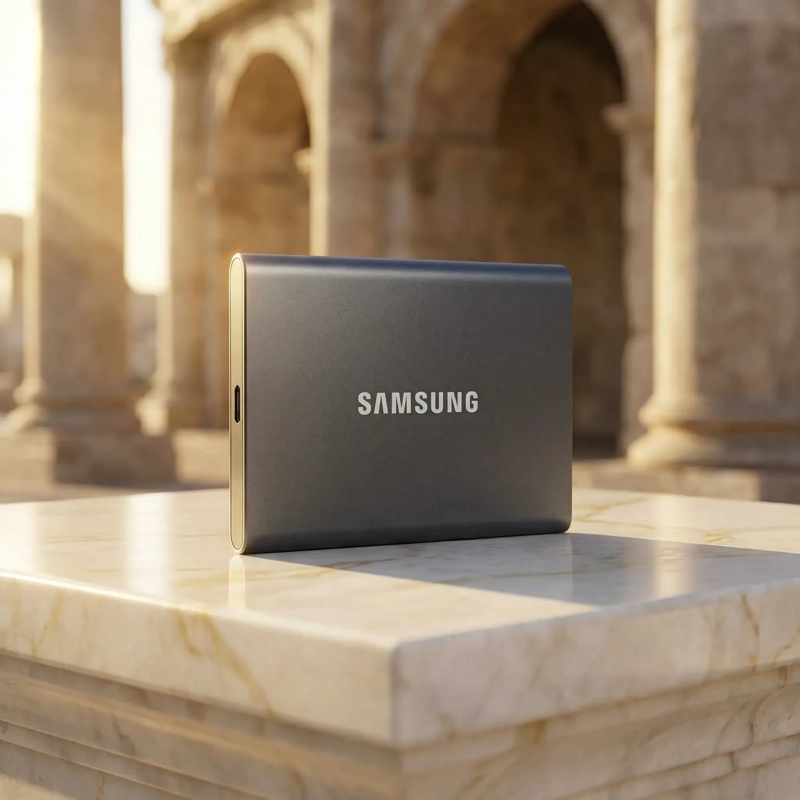 Samsung SSD T7 1Tb - Photo 1 sur 1