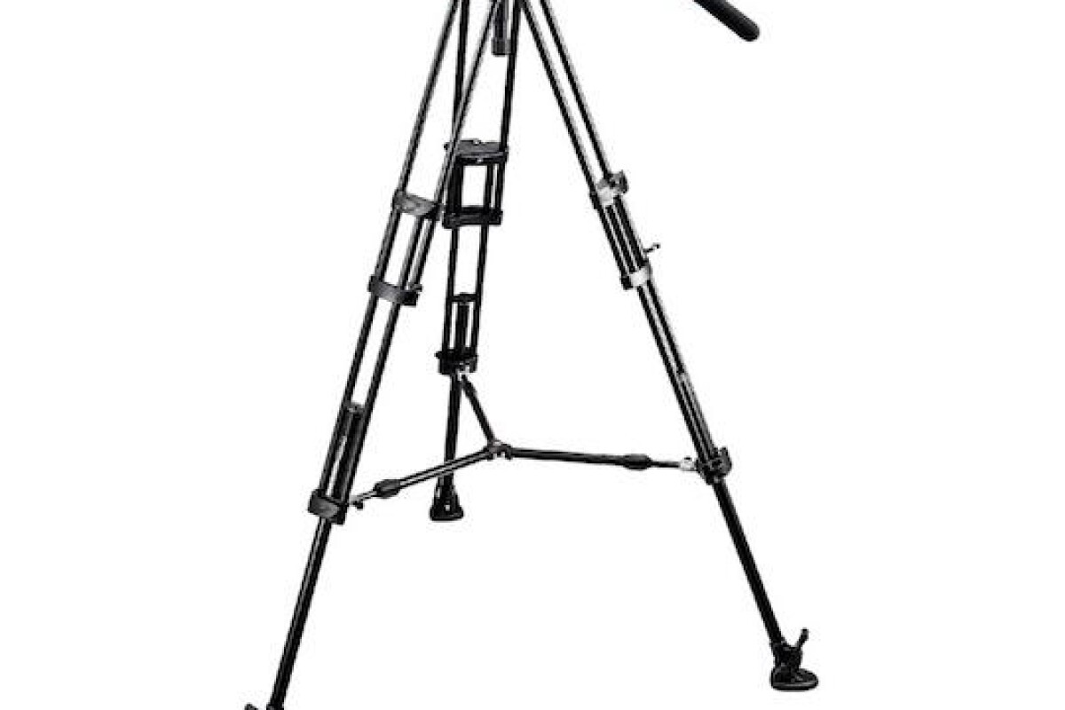 Location Manfrotto Trépied 546B Avec Rotule Vidéo 504HD - Lightyshare