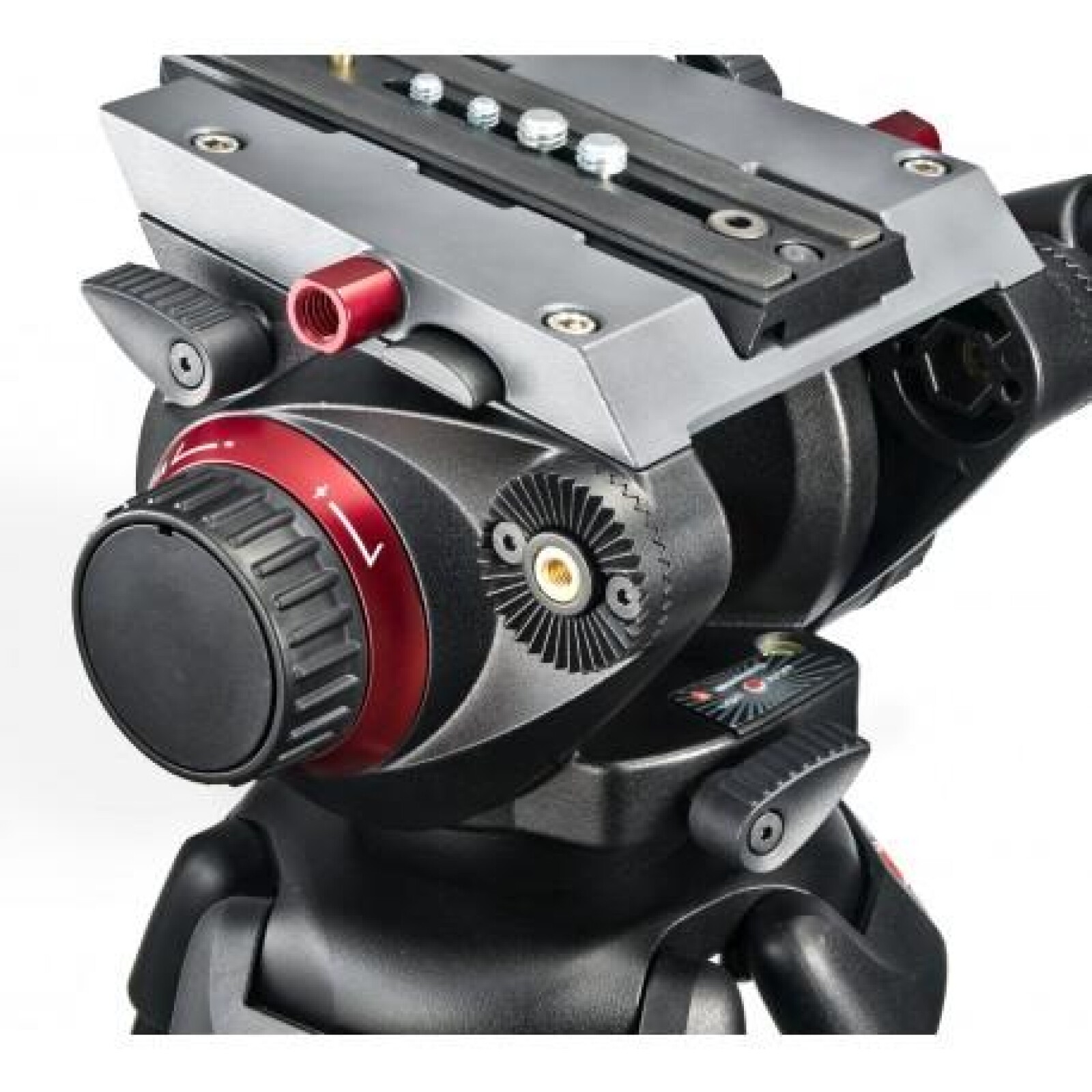 Manfrotto Trépied 546B Avec Rotule Vidéo 504HD - Photo 3 sur 3