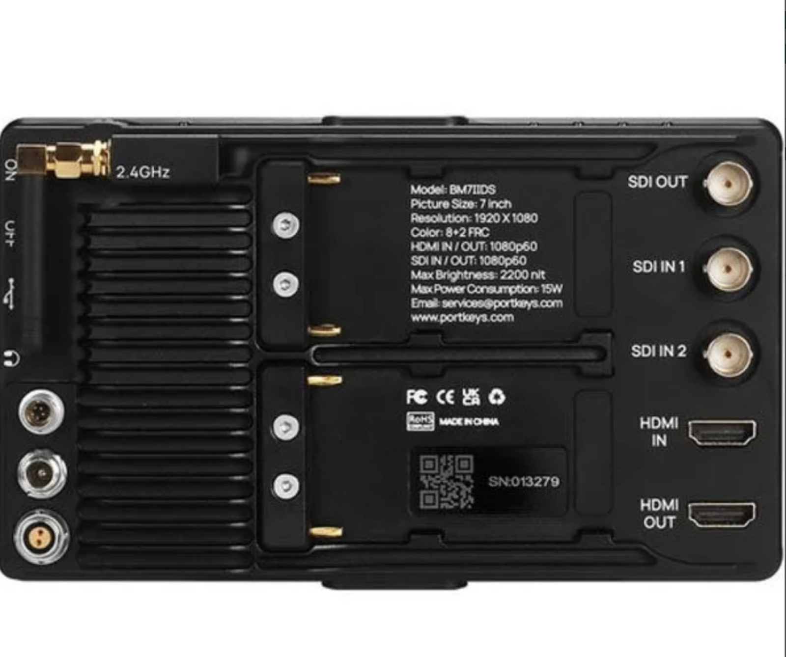 Portkeys BM7 II DS - 7" - Photo 3 sur 9